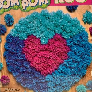 Pom Pom Rug Creative Kit Design Your Own Creativity for Kids New